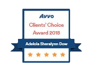 AVVO Clients' Choice Awards 2018, Adelola Sheralynn Dow